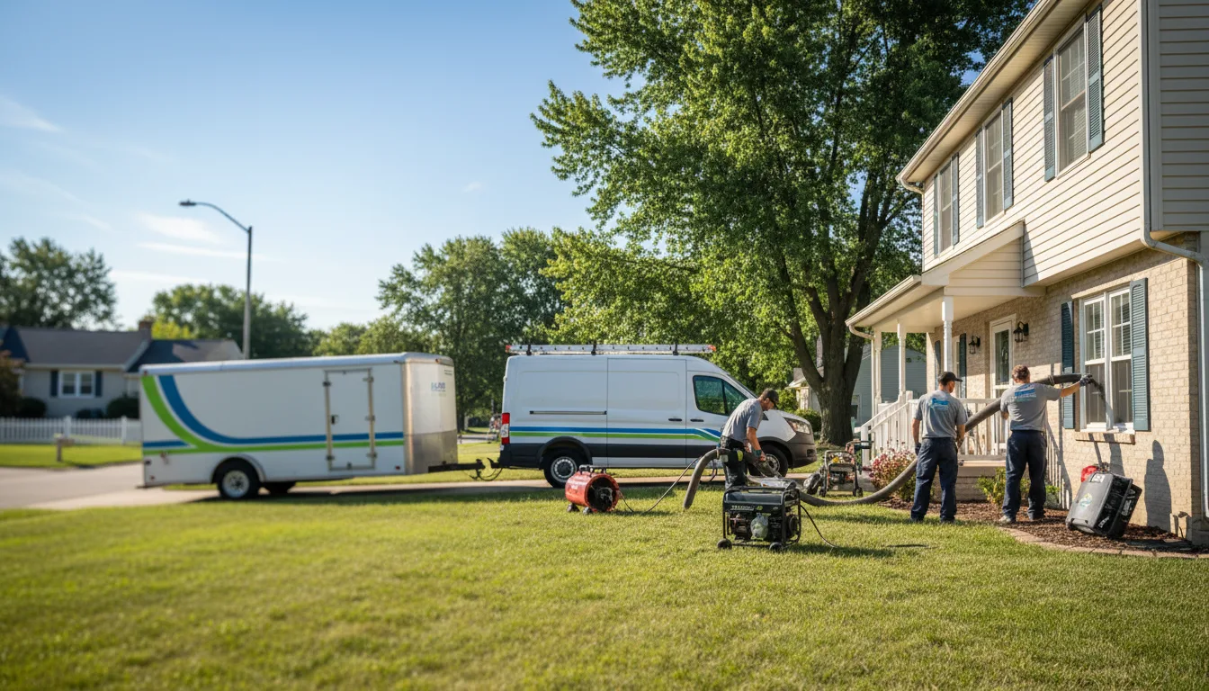 Flooded Basement Restoration And Cleanup With Repair in Canal Winchester, OH near me